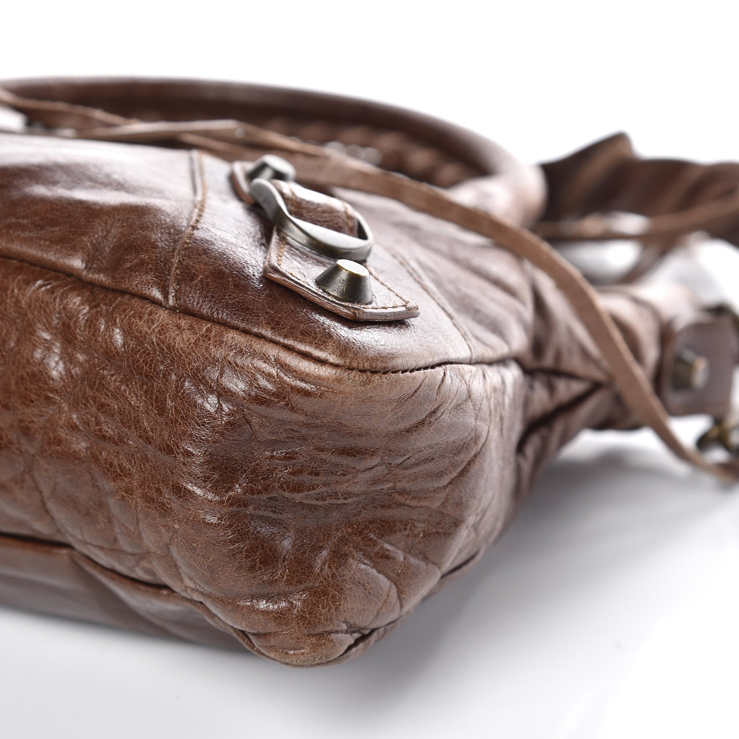 Balenciaga Chevre First Olive Brown 10 of 14