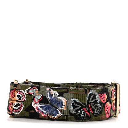Valentino Garavani Canvas Camubutterfly Rockstud Guitar Strap Multicolor 2 of 6