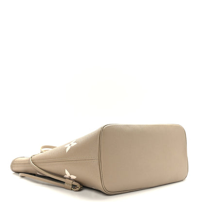 Louis Vuitton Empreinte Monogram Giant Neverfull MM Khaki Cream 4 of 8