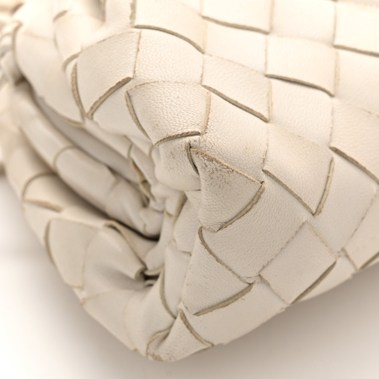 Nappa Intrecciato The Mini Pouch Chalk