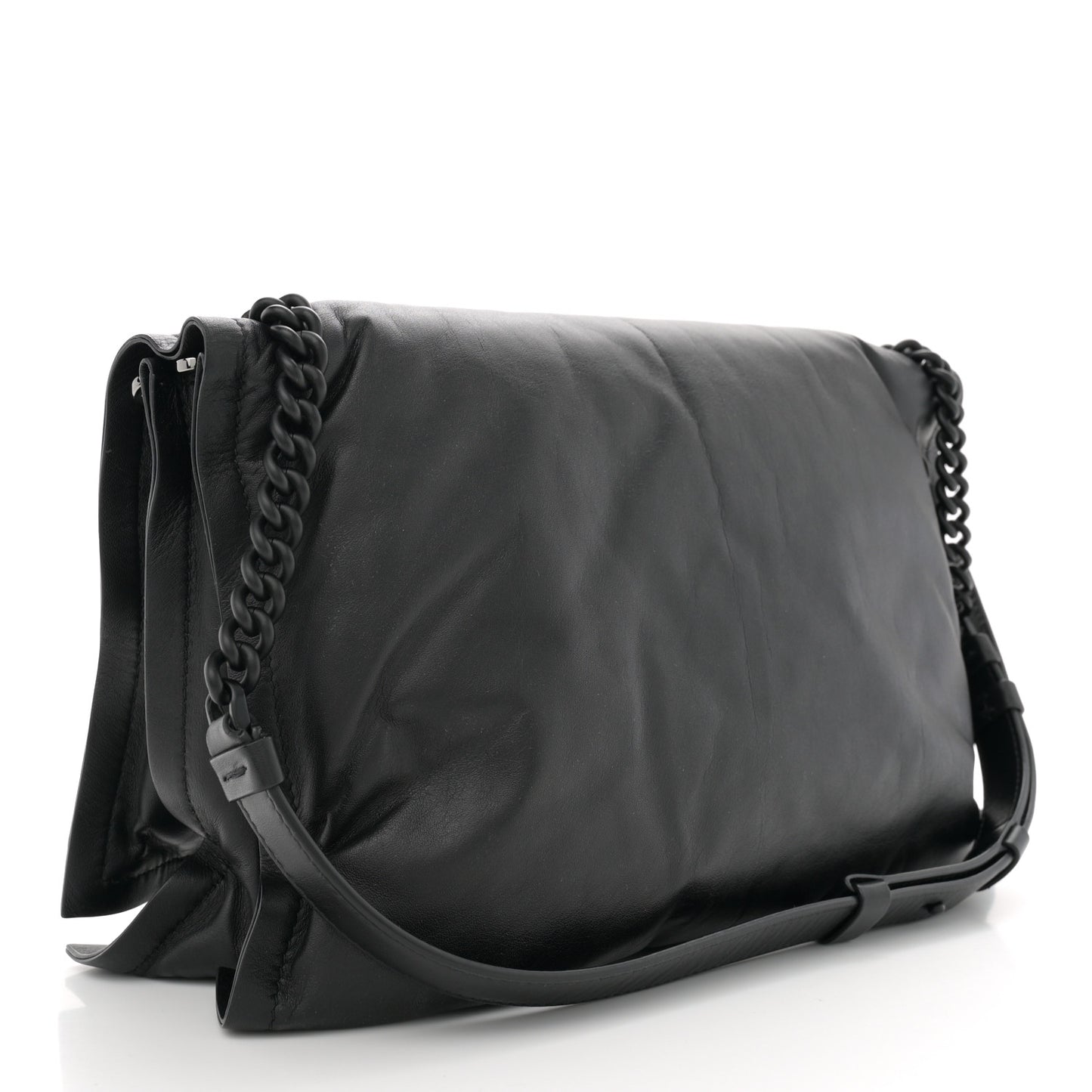 Calfskin Medium Viva Bow Shoulder Bag Black