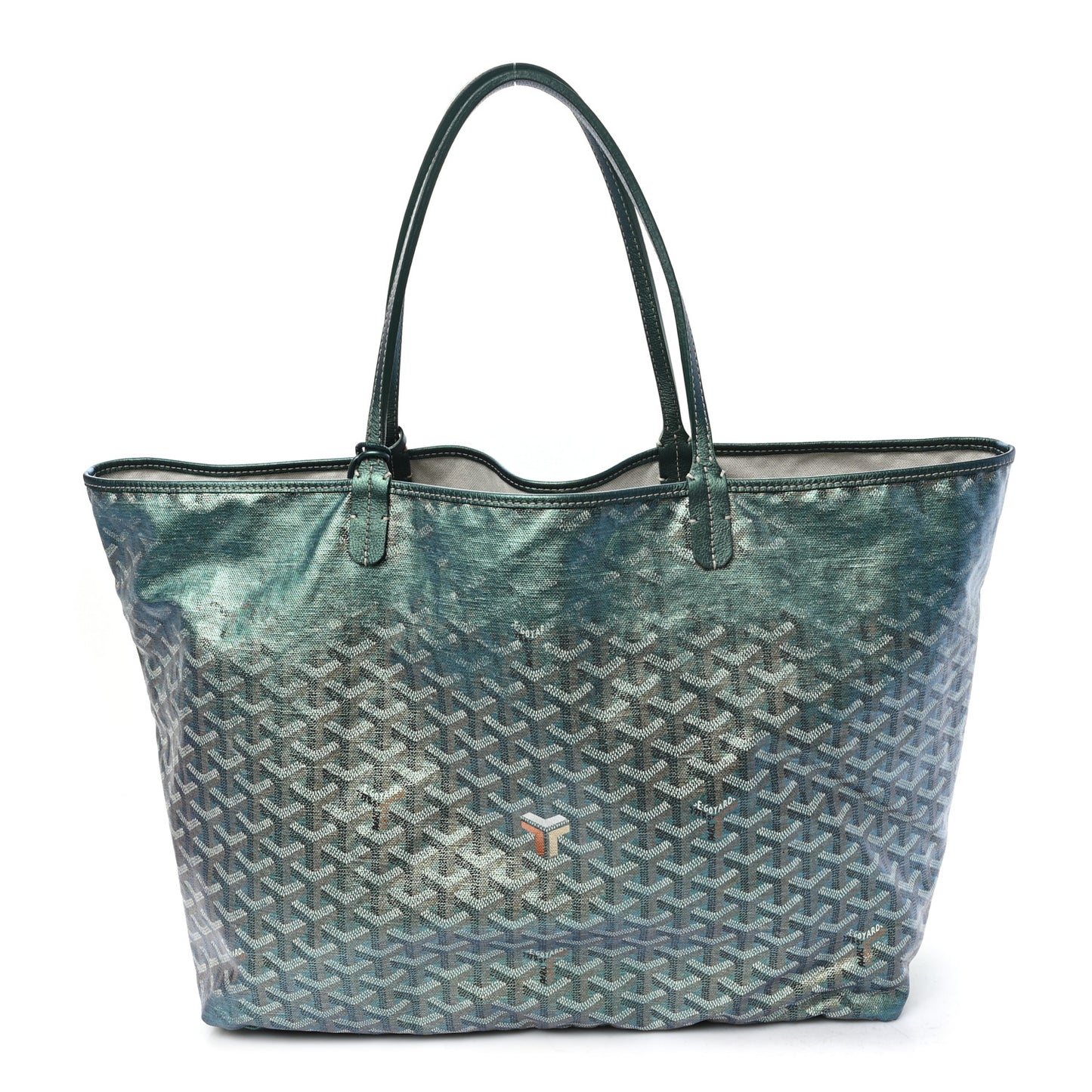 Iridescent Goyardine Saint Louis GM Pearly Green
