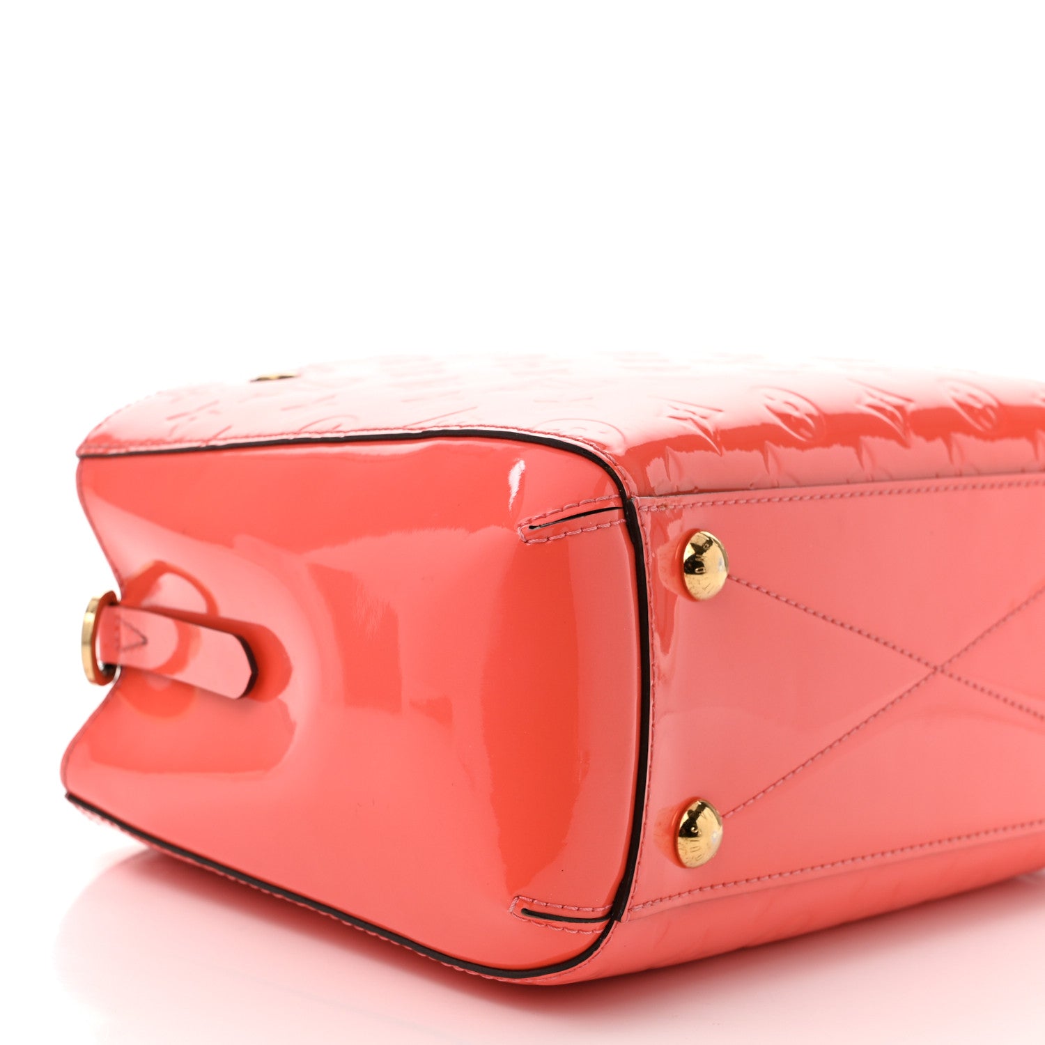 Louis Vuitton Vernis Montaigne BB Rose Litchi 9 of 10