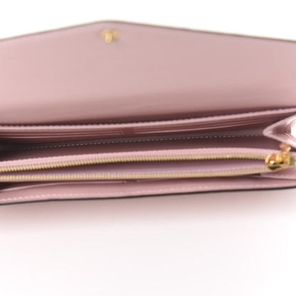 Louis Vuitton Vernis Sarah Wallet NM Rose Ballerine 5 of 7