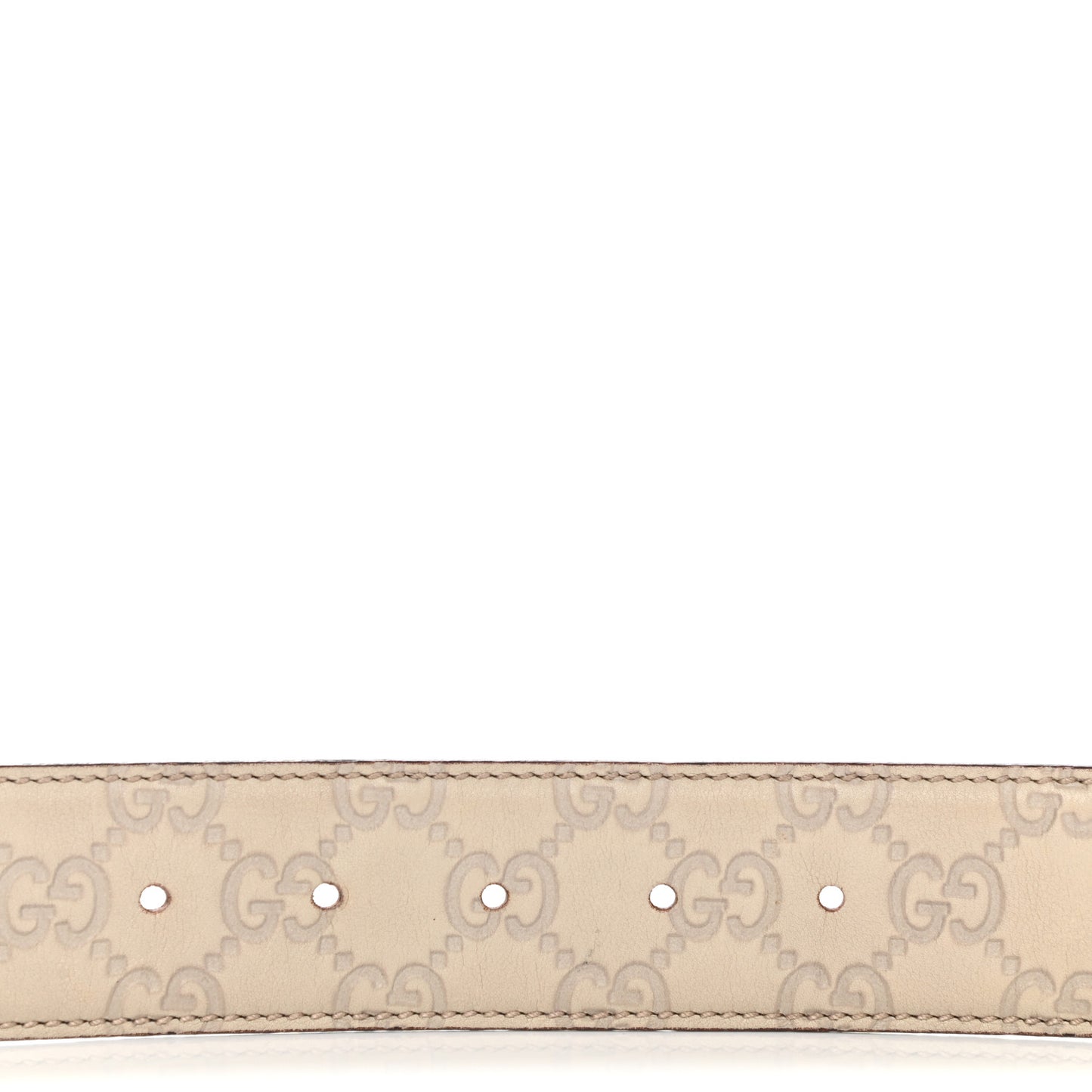 Guccissima Interlocking G 40mm Belt 80 32 Off White