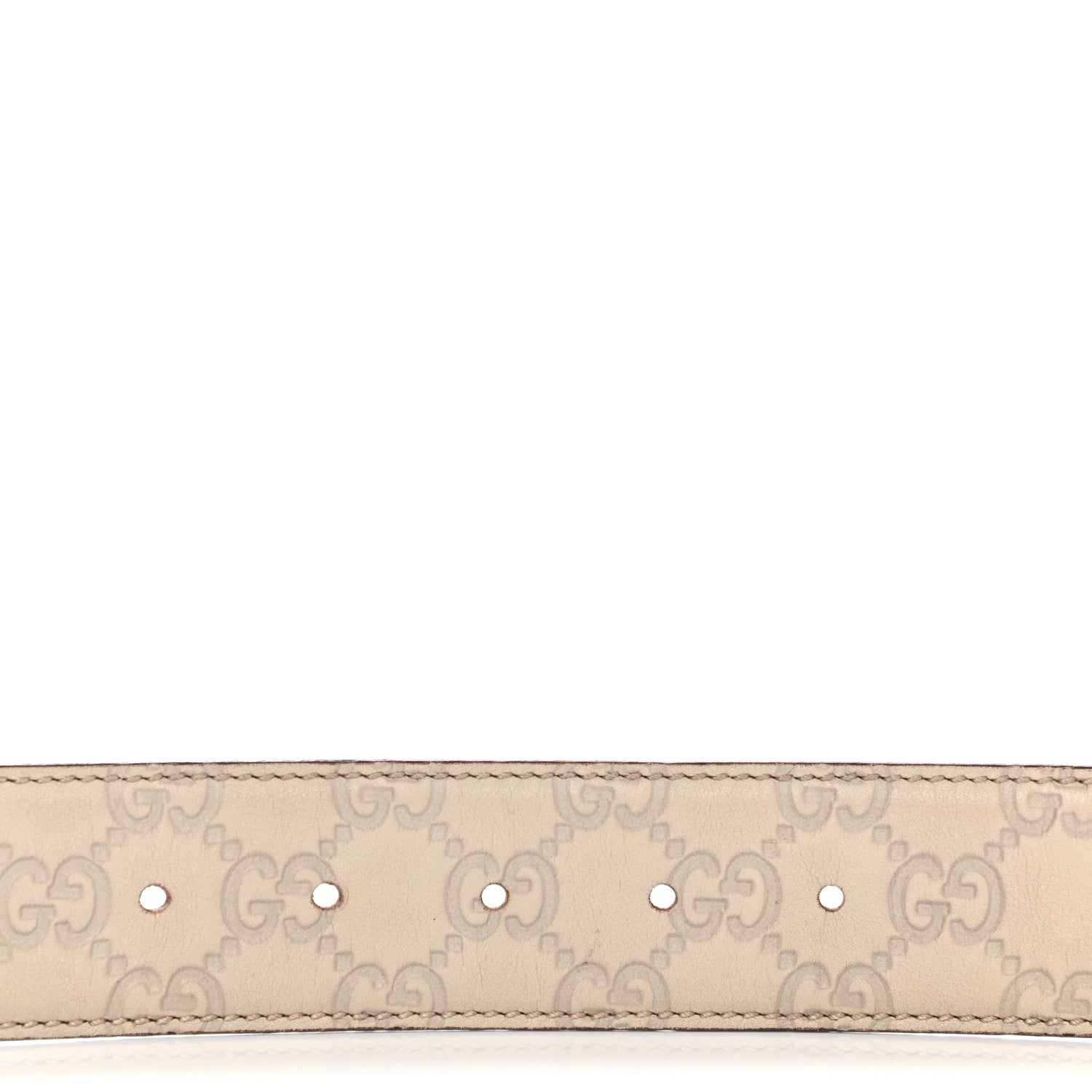 Gucci Guccissima Interlocking G 40mm Belt 80 32 Off White 5 of 6
