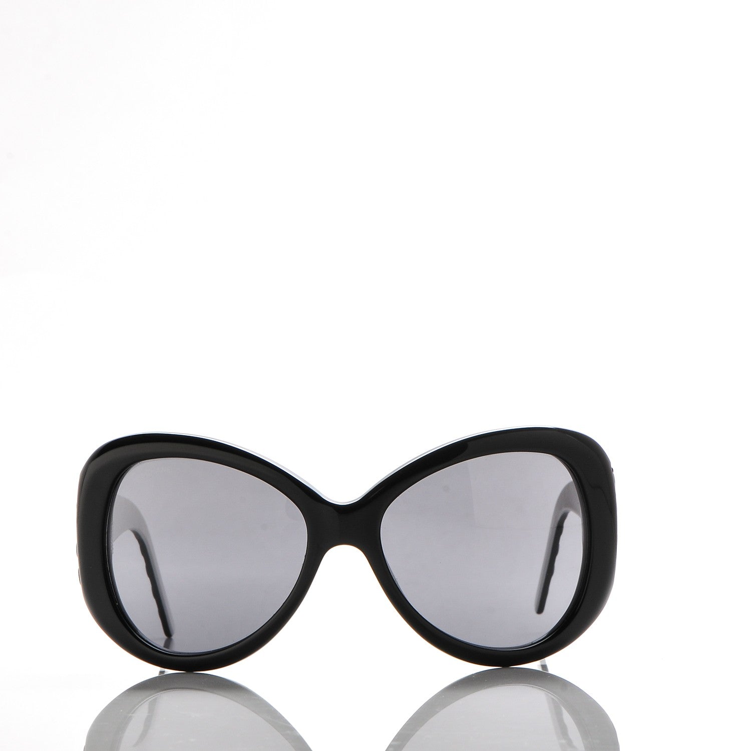 Chanel Quilted Sunglasses 34500 Black 2 of 8