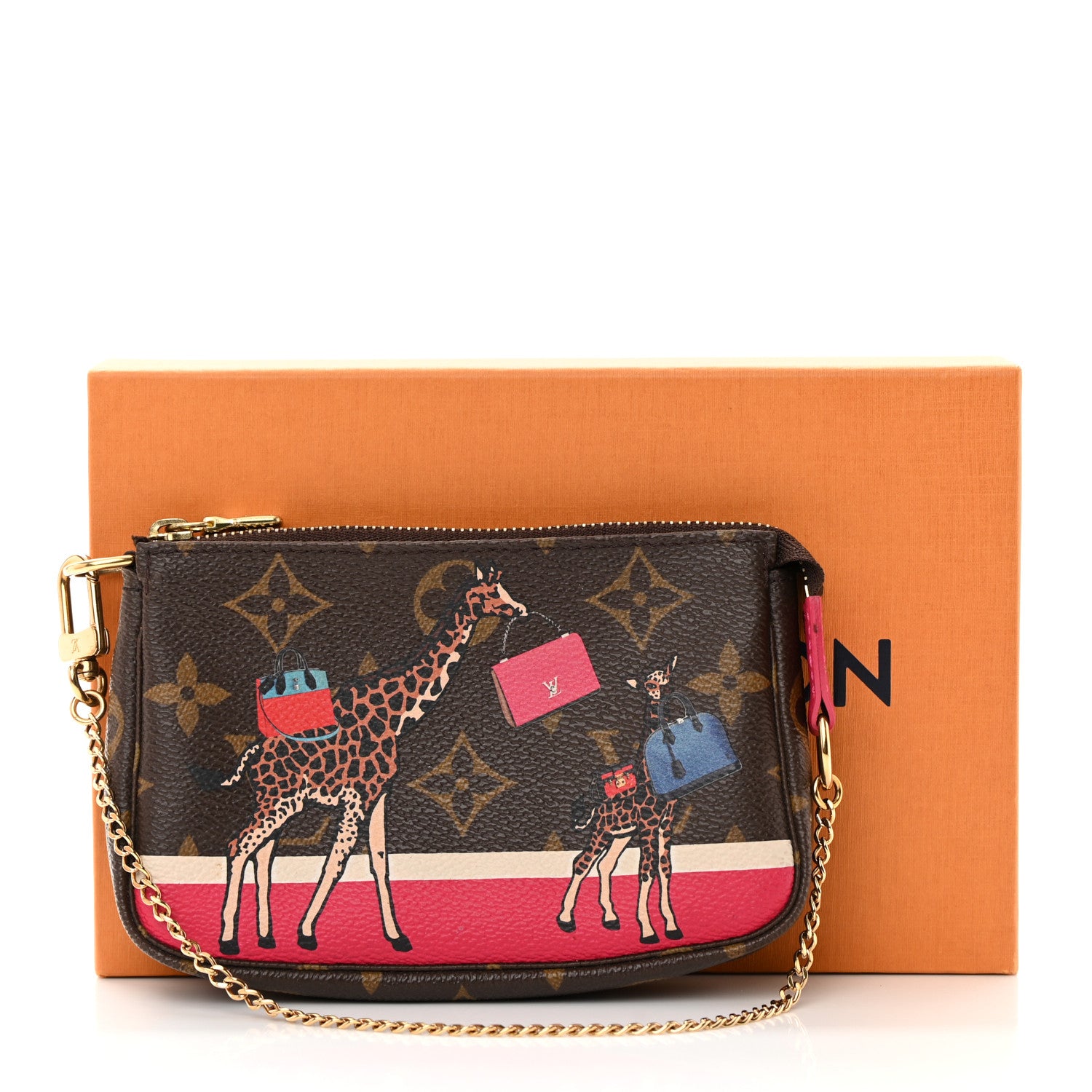 Louis Vuitton Monogram 2017 Christmas Animation Mini Pochette Accessories 10 of 10