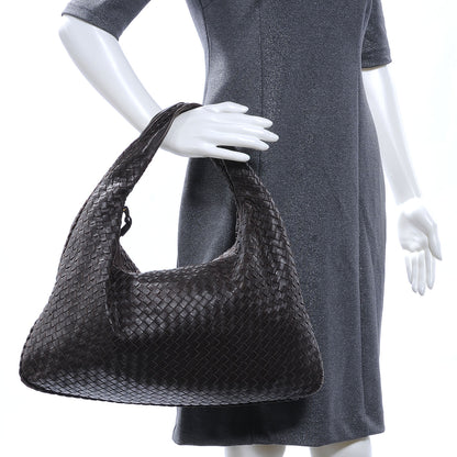 Bottega Veneta Nappa Intrecciato Large Veneta Hobo Ebano 2 of 8