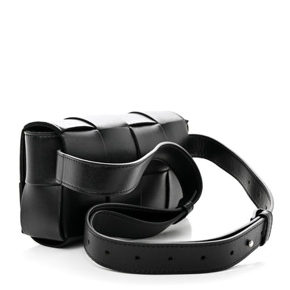 Bottega Veneta Nappa Maxi Intreccio The Belt Cassette Bag Black 3 of 9