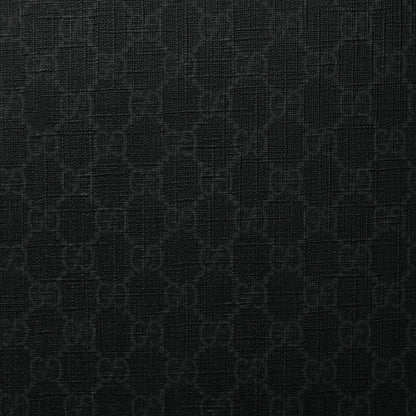 Gucci GG Supreme Monogram Large Four Wheel Suitcase Black Grey 7 of 10