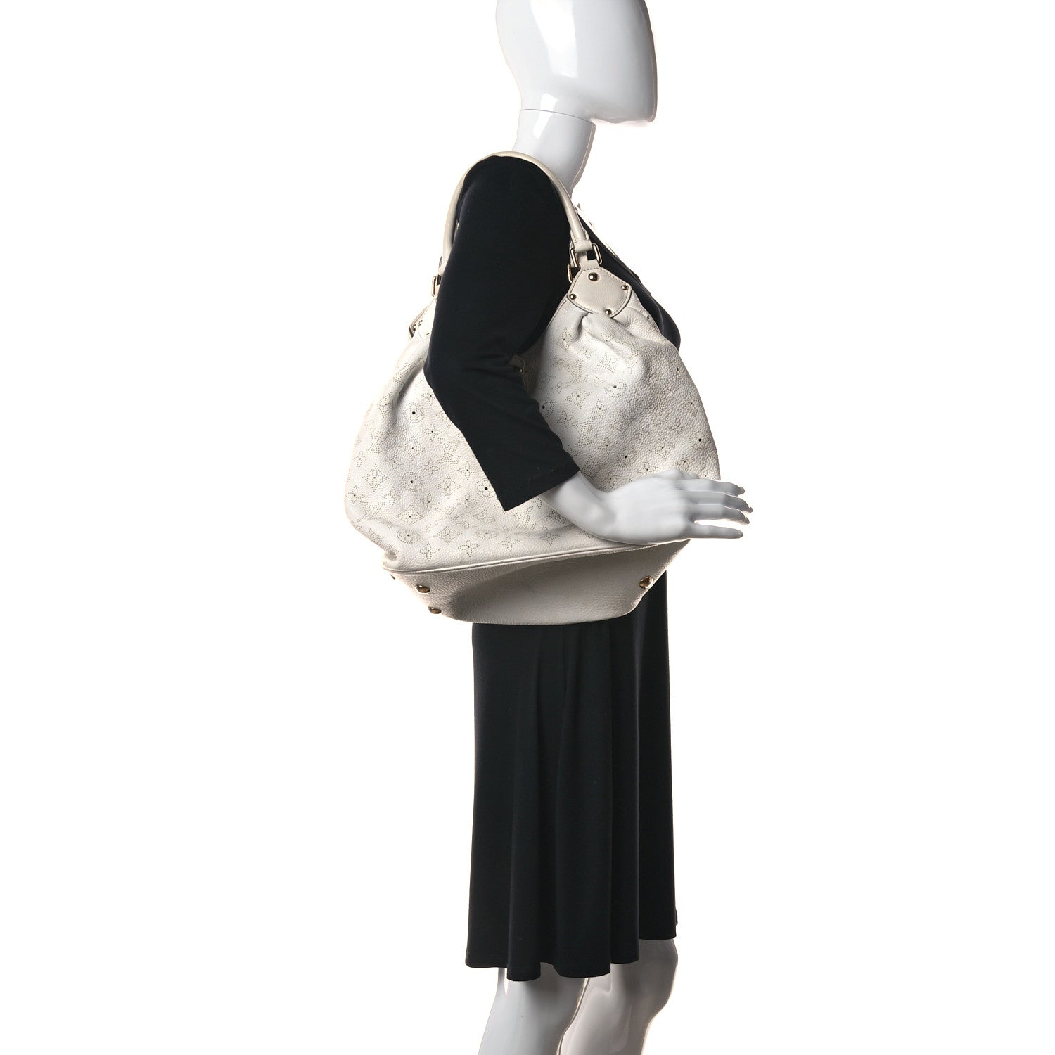 Louis Vuitton Mahina L Ivory 2 of 15