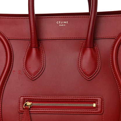 Celine Palmelato Mini Luggage Red 9 of 17