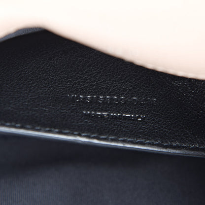 Saint Laurent Grained Calfskin Embossed Monogram Medium Sunset Marble Pink 7 of 10