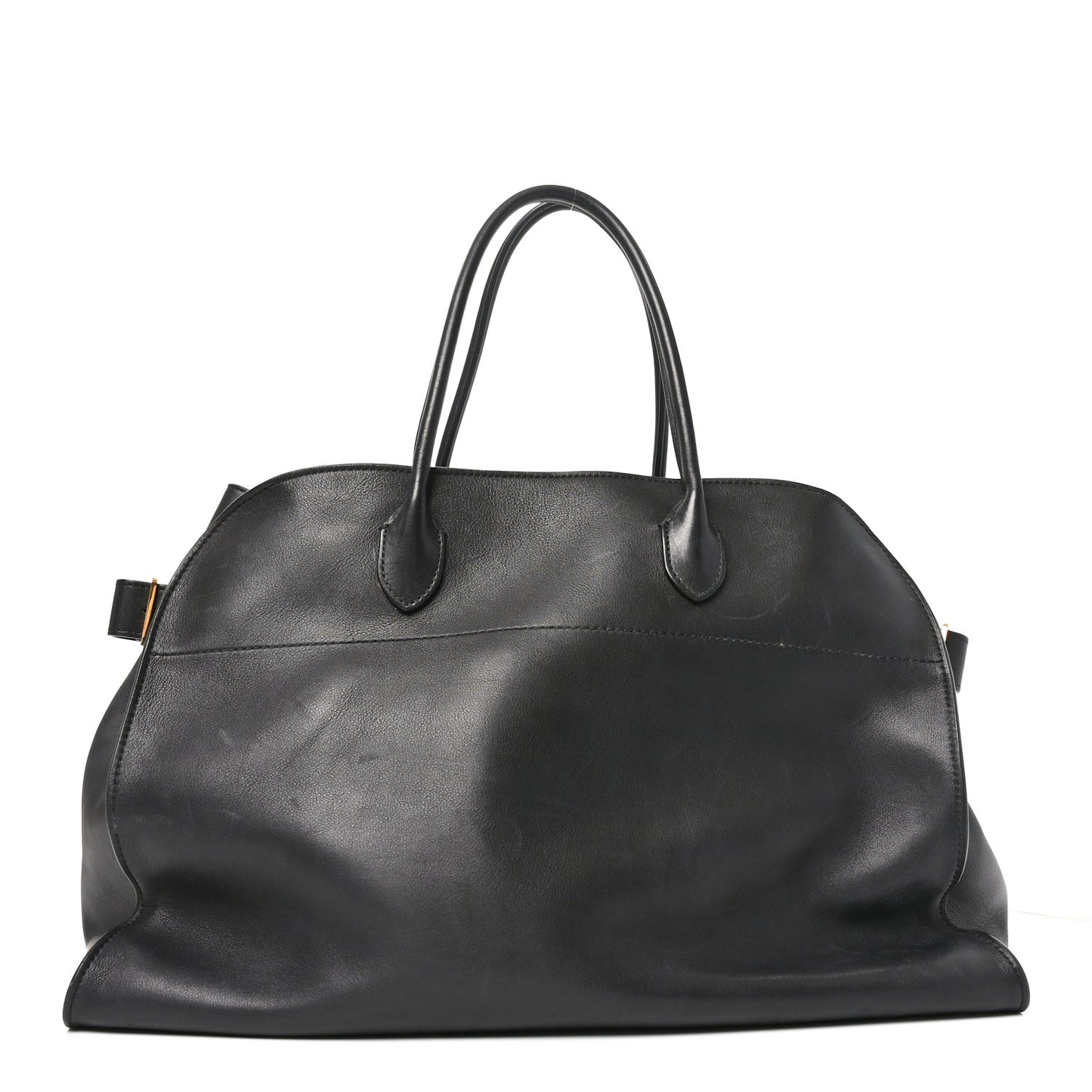 Polished Saddle Calfskin Soft Margaux 17 Black