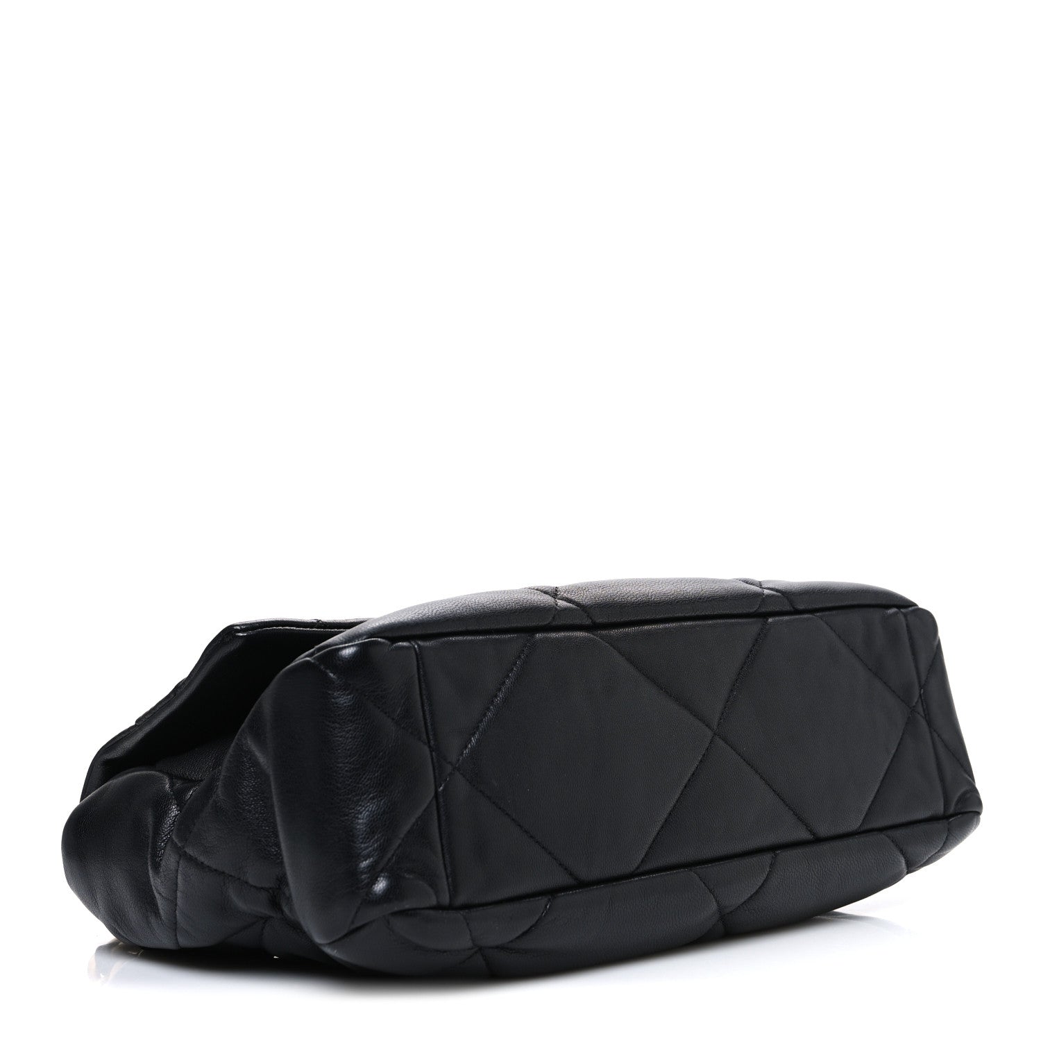 Chanel Goatskin Quilted Large Chanel 19 Flap Black 4 of 10