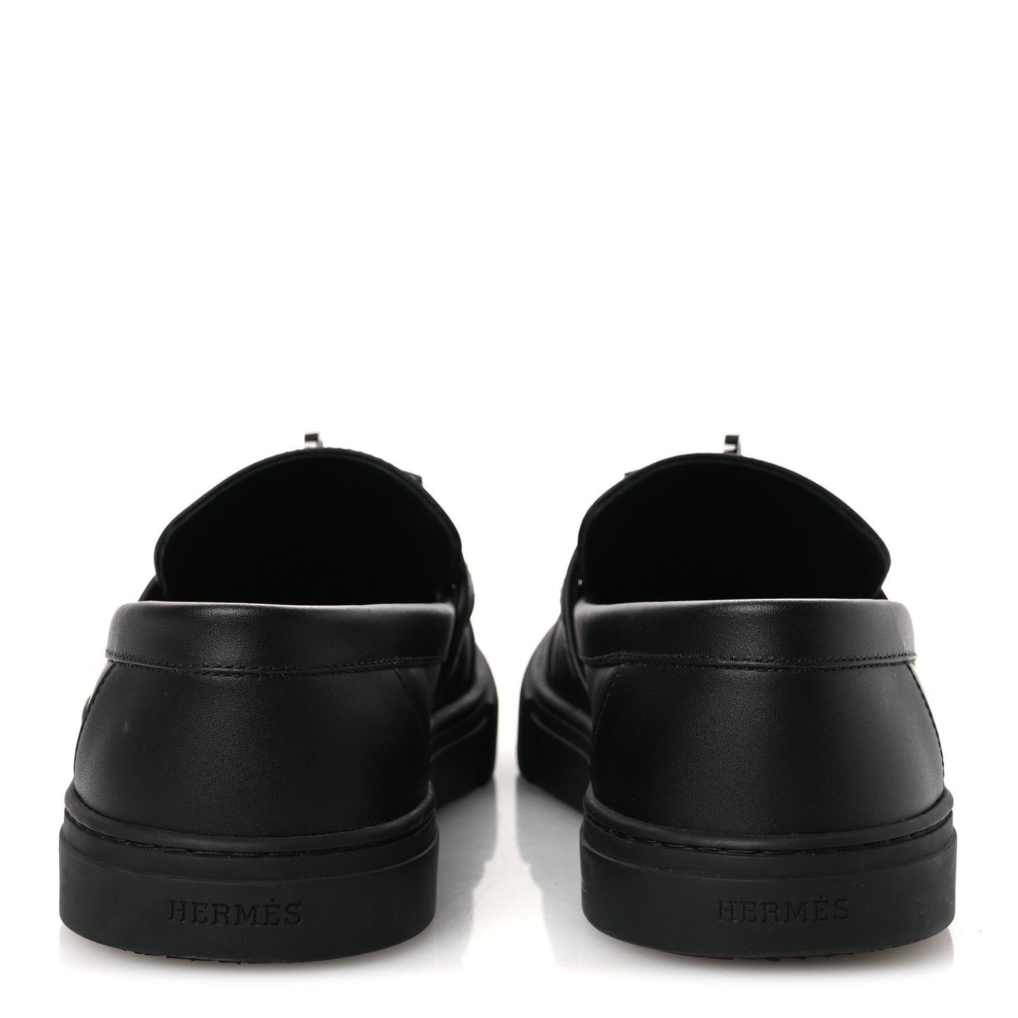 Calfskin Mens Game Slip On Sneakers 40 Black