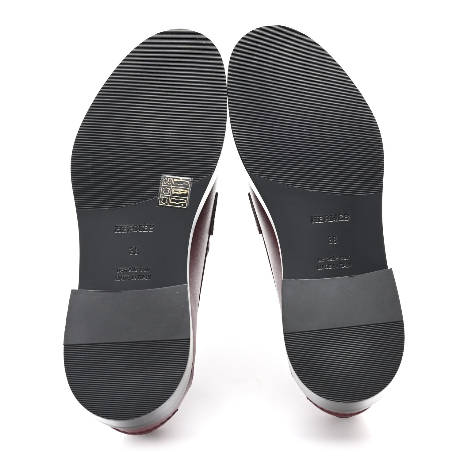 Hermes Calfskin Womens Hot Loafer 38 Rouge H 6 of 10