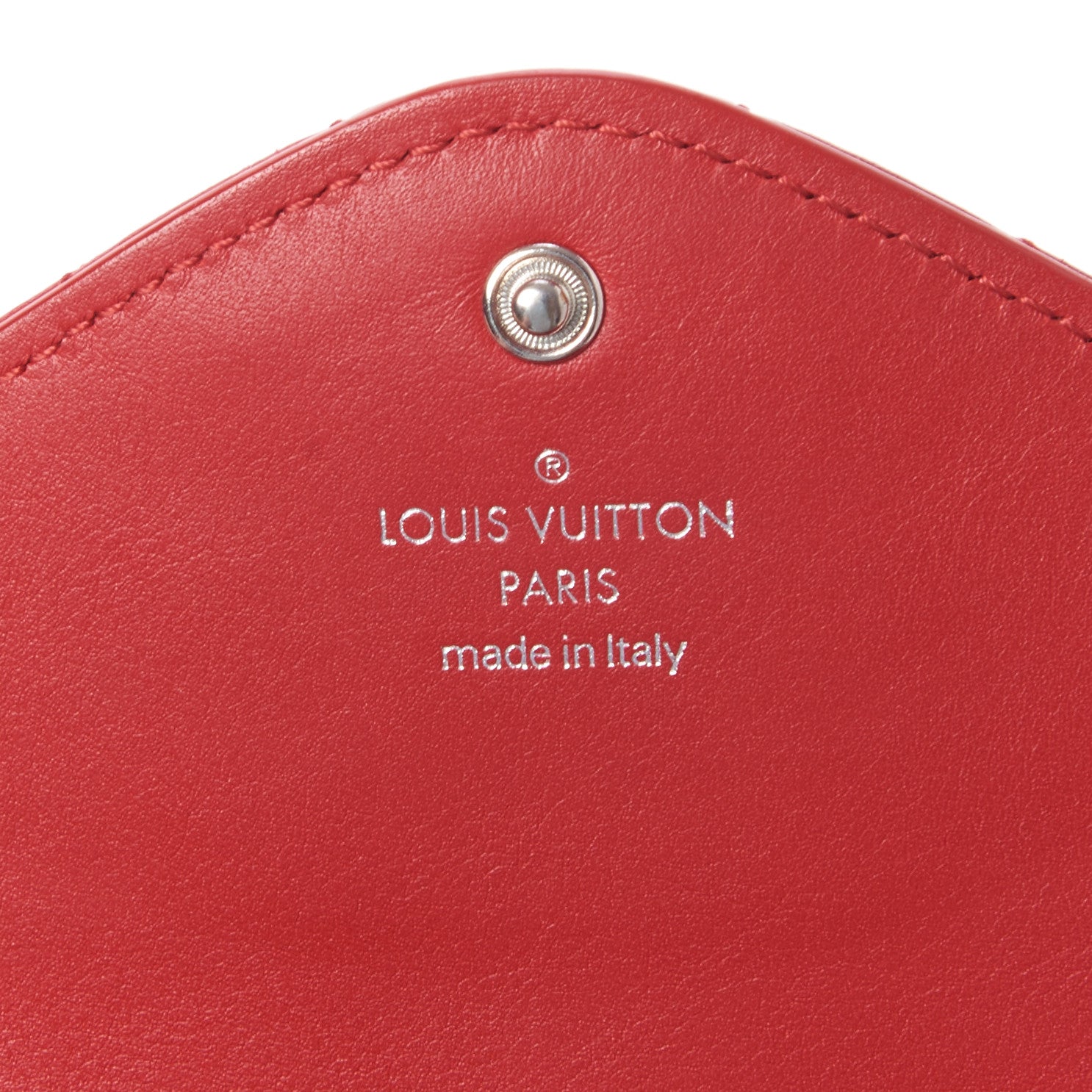 Louis Vuitton Calfskin New Wave Long Wallet Rouge 8 of 9