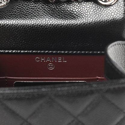 Chanel Caviar Quilted Classic Phone Holder Black 6 of 12