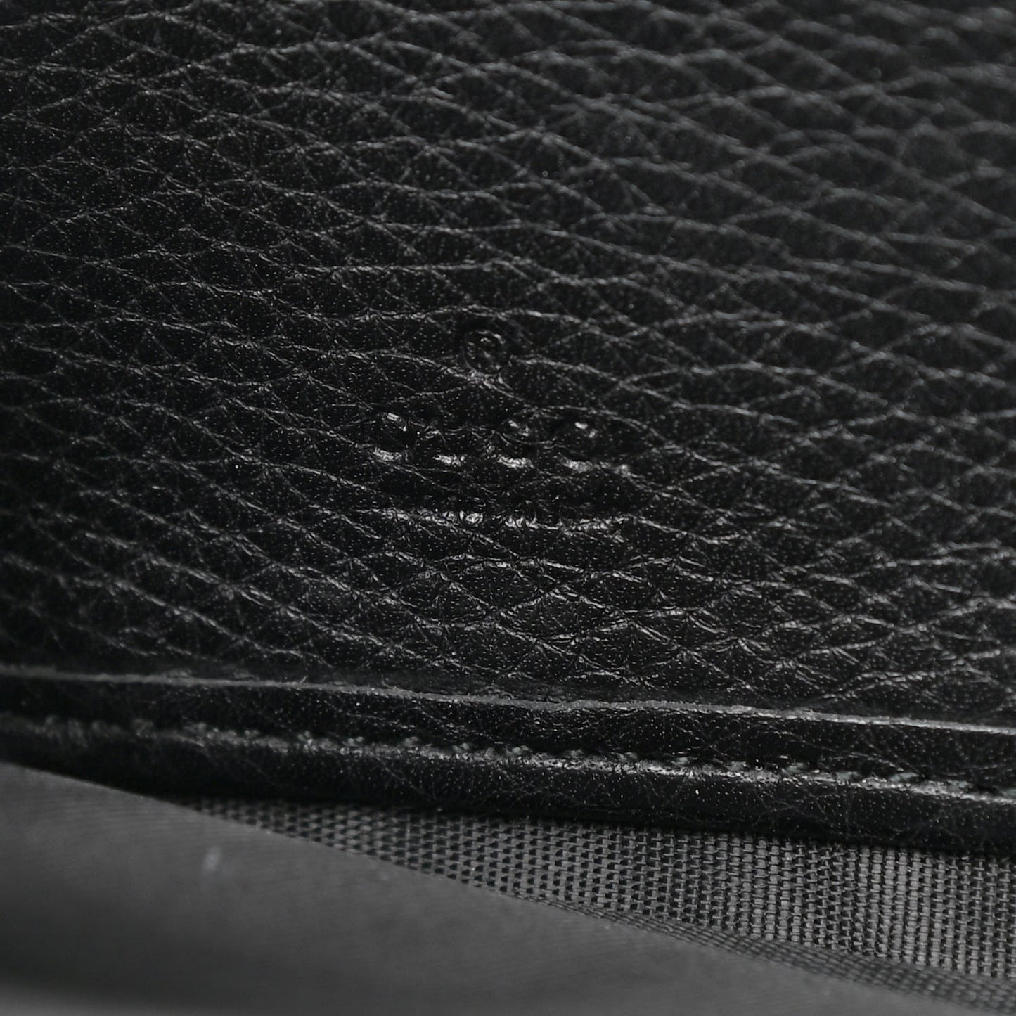 Pebbled Calfskin Soho Zip Around Wallet Black