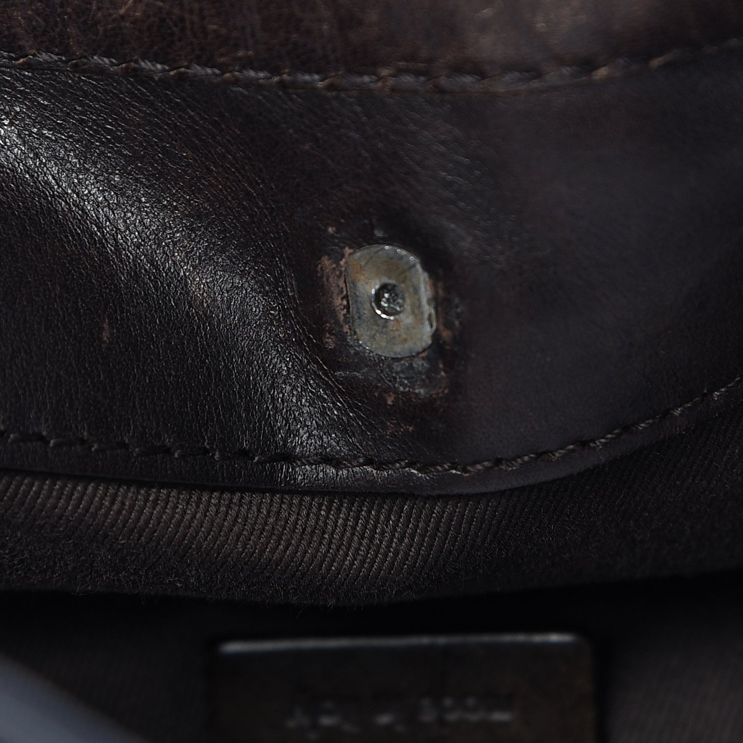 Monogram Hobo Dark Brown