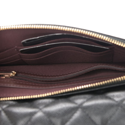 Chanel Caviar Quilted Flap Phone Holder With Chain Black 6 of 13