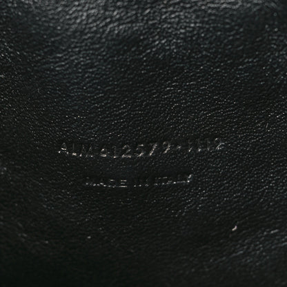 Saint Laurent Grain De Poudre Matelasse Monochrome Monogram Mini Lou Camera Bag Black 7 of 9