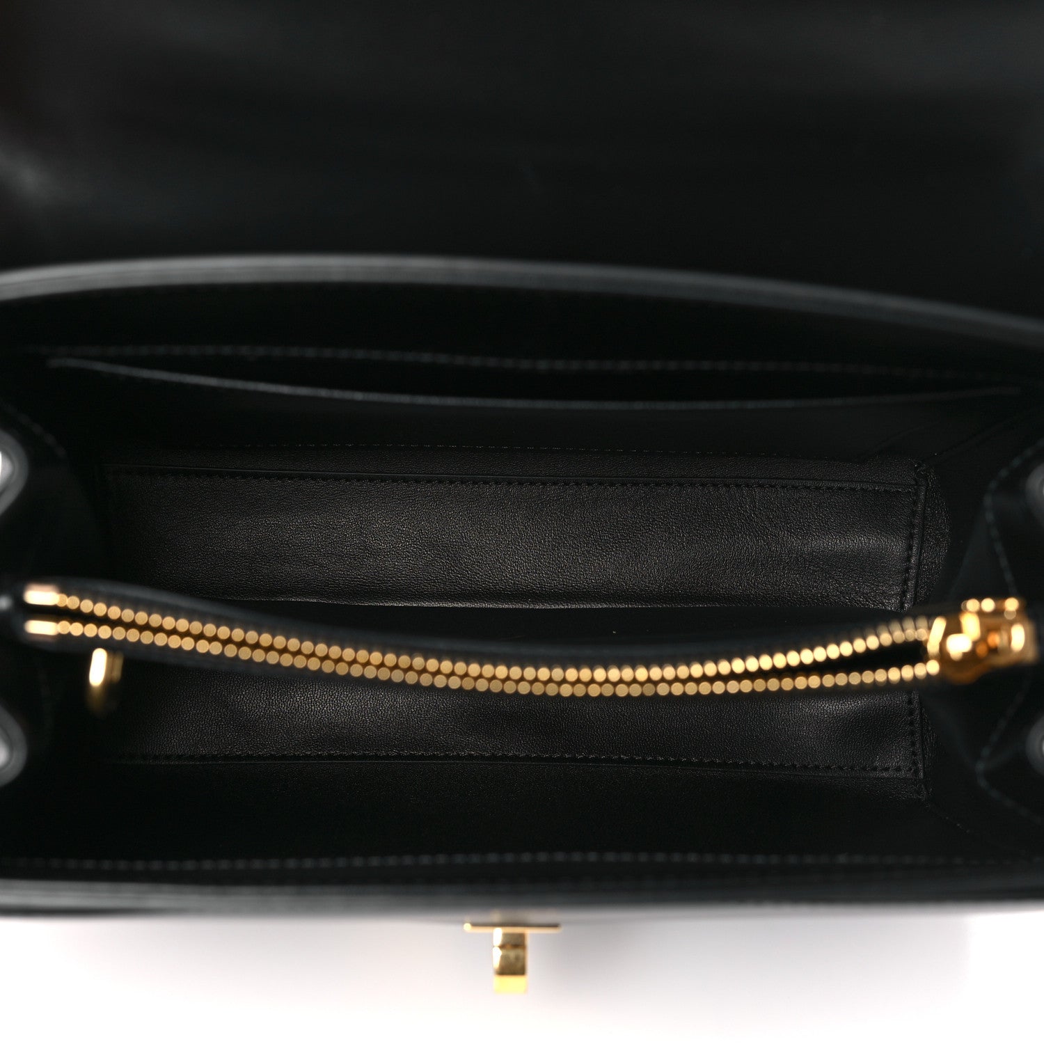 Celine Satinated Calfskin Small 16 Top Handle Bag Black 5 of 10