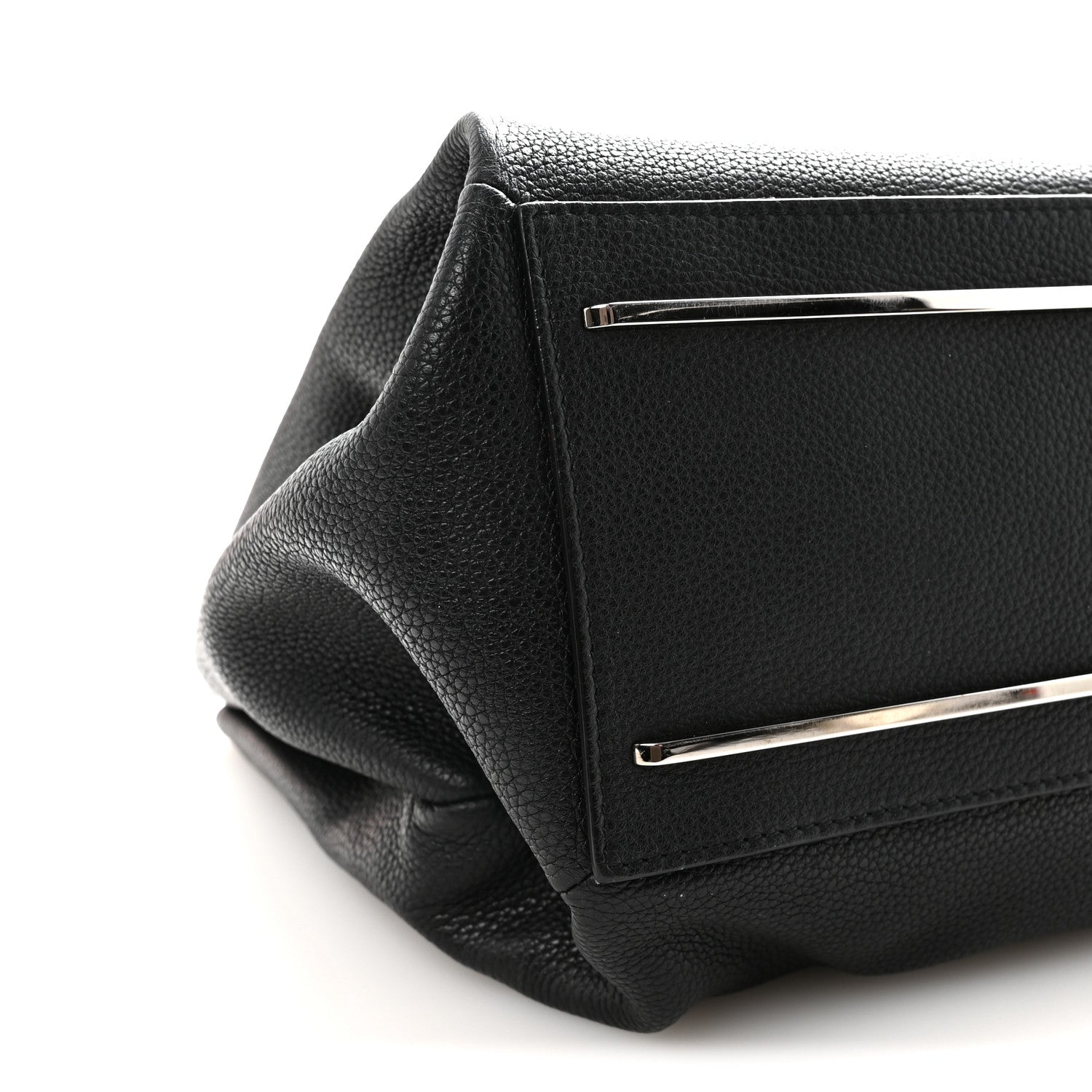 Balenciaga Calfskin Le Dix Soft Cabas M Shoulder Bag Black 10 of 11