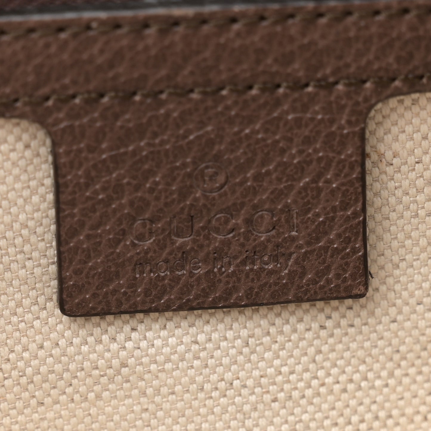 Soft GG Supreme Monogram Medium Ophidia Belt Bag Dark Brown