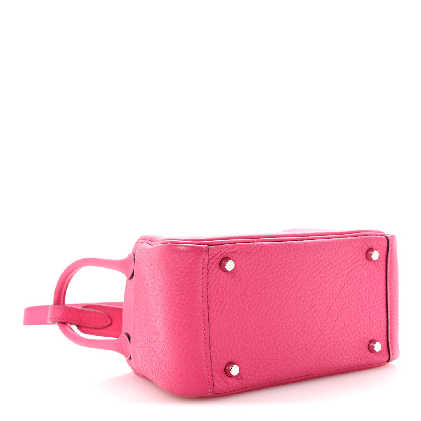 Taurillon Clemence Mini Lindy 20 Rose Extreme