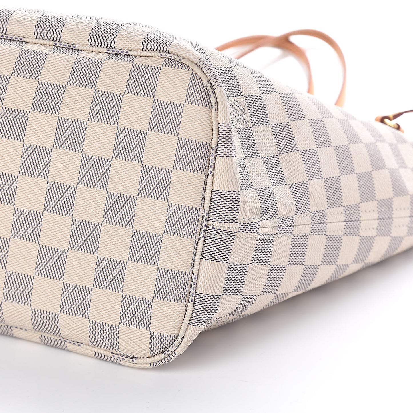 Damier Azur Neo Neverfull MM Rose Ballerine