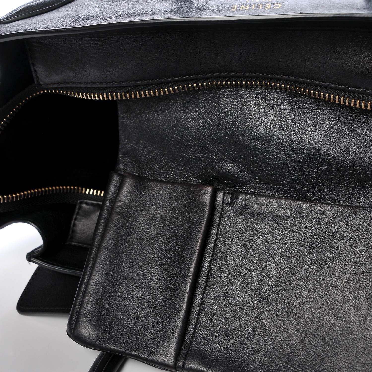Celine Smooth Calfskin Mini Luggage Black 6 of 11