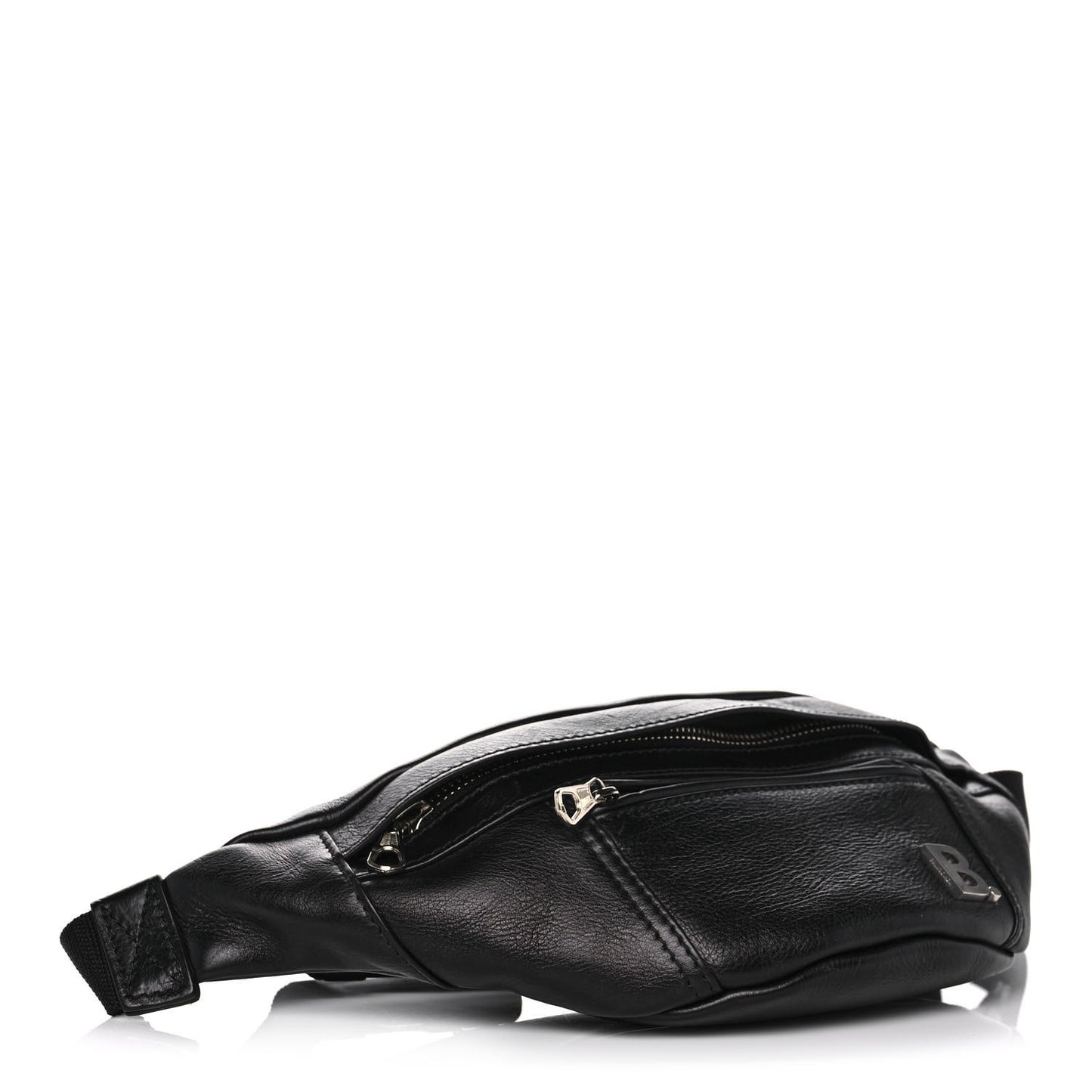 Nappa Calfskin Soft Belt Bag Black