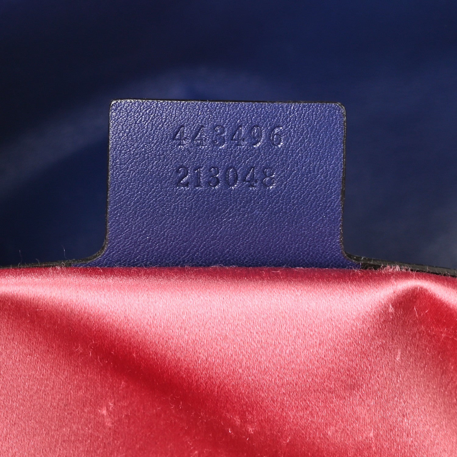 Gucci Velvet Matelasse Medium GG Marmont Shoulder Bag Cobalt Blue 7 of 8