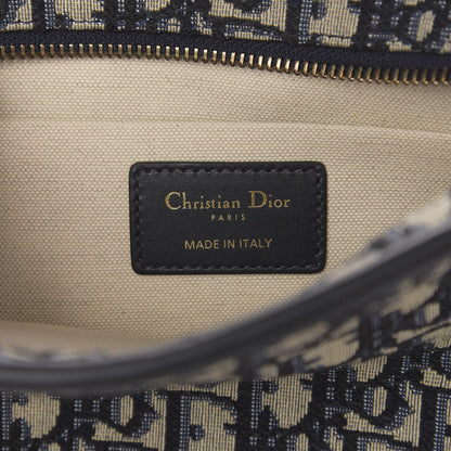Christian Dior Oblique Diorquake Clutch Blue 6 of 7