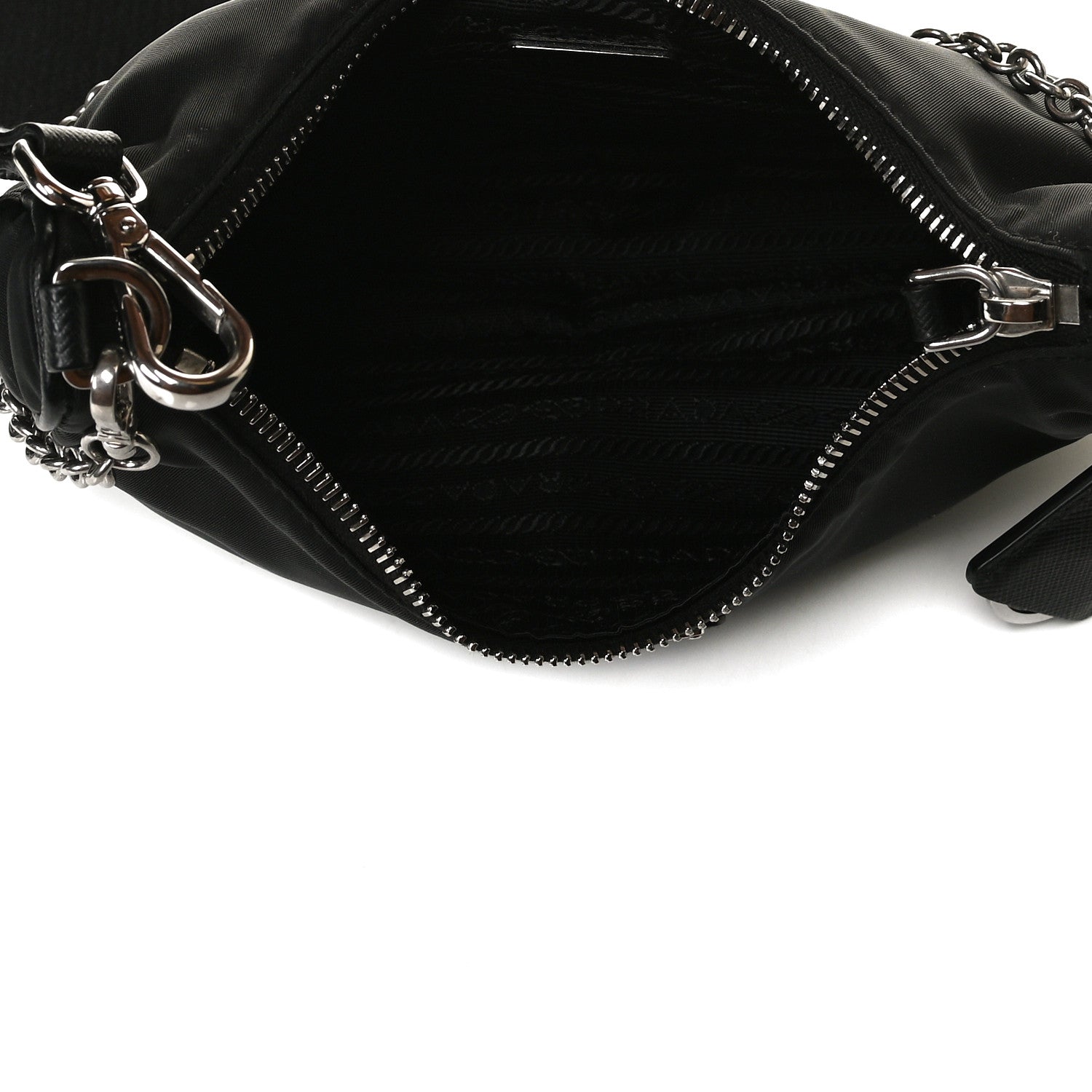 Prada Nylon Re-Edition 2005 Shoulder Bag Black 5 of 15