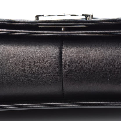 Chanel Lambskin Tweed Woven Medium Chevron Boy Flap Black 11 of 15