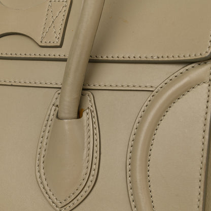 Celine Smooth Calfskin Mini Luggage Mastic 16 of 22