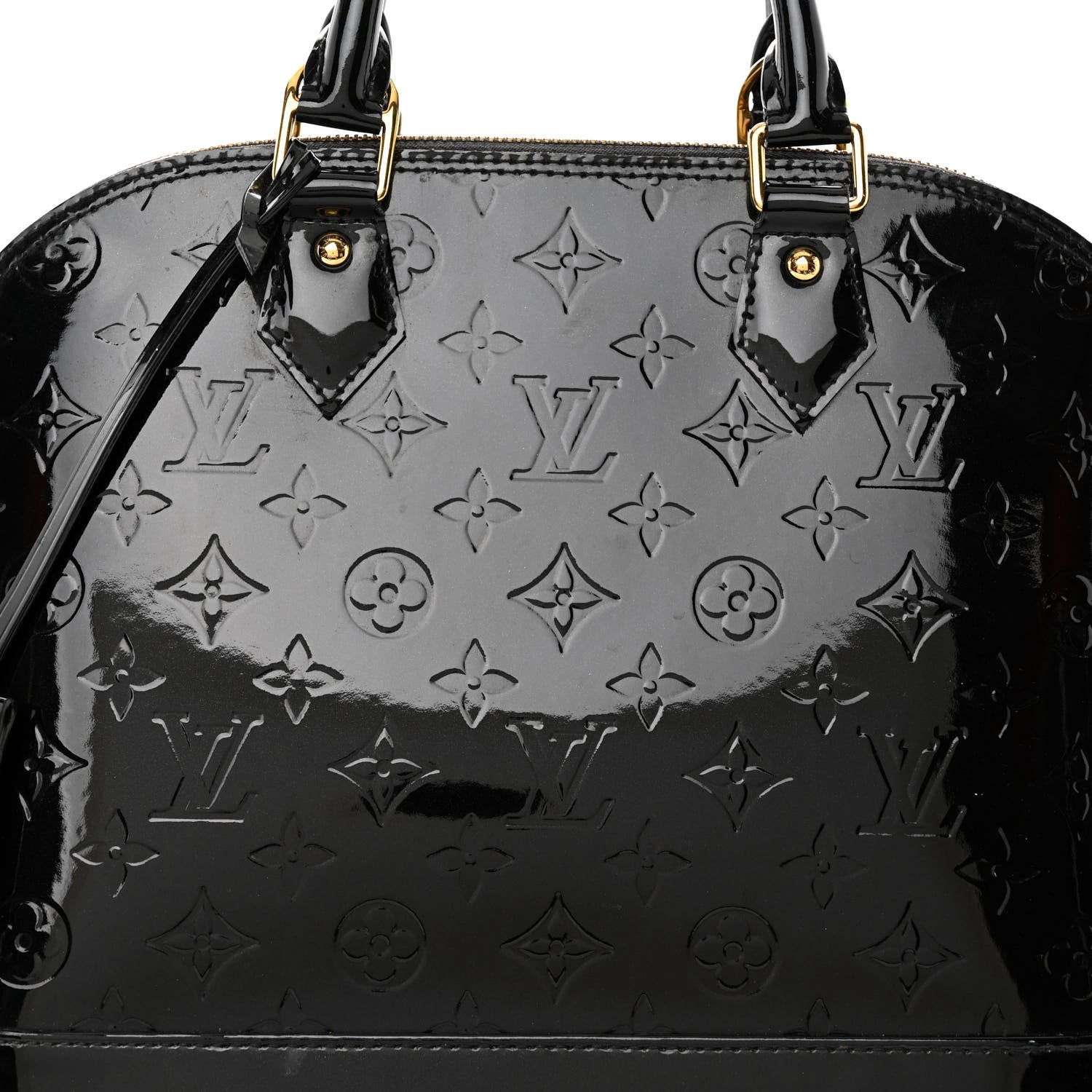 Louis Vuitton Vernis Alma PM Black 7 of 11