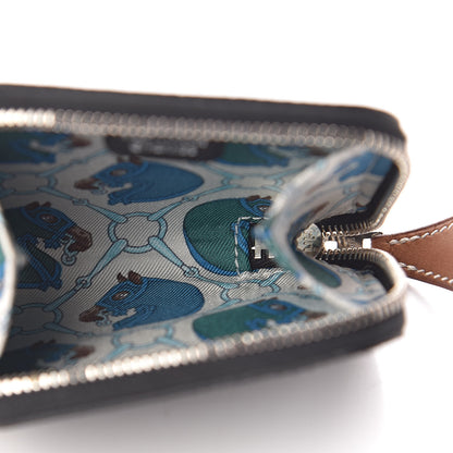 Hermes Epsom Silk'in Coin Purse Black 5 of 8