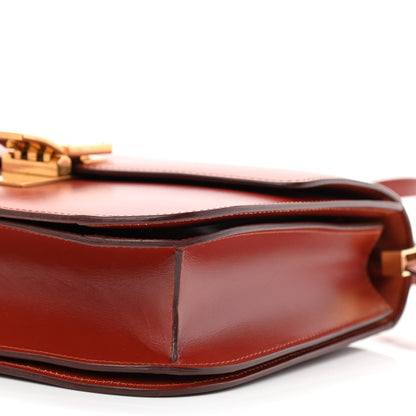 Celine Box Calfskin Medium Classic Box Flap Bag Dark Brick 11 of 11