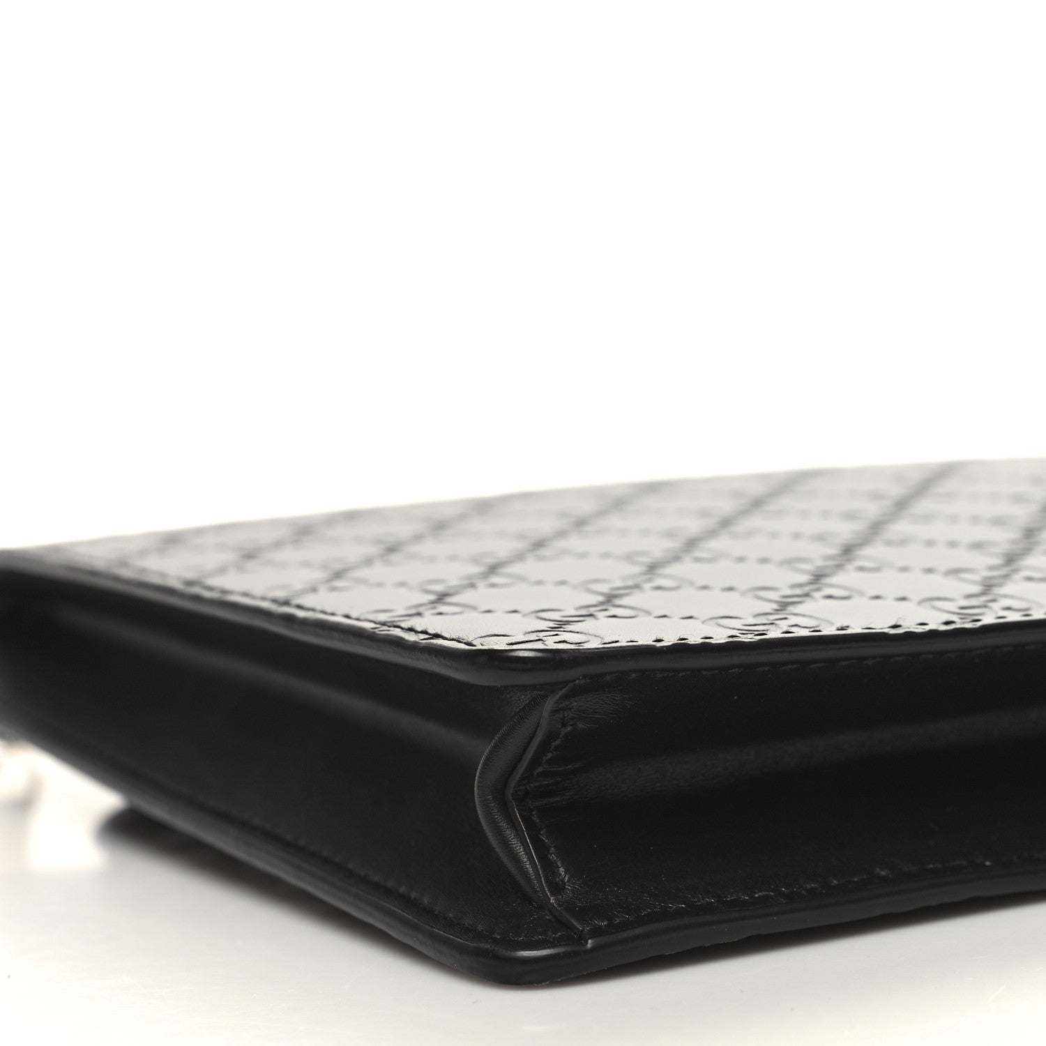 Gucci Guccissima Signature Messenger Bag Black 9 of 10