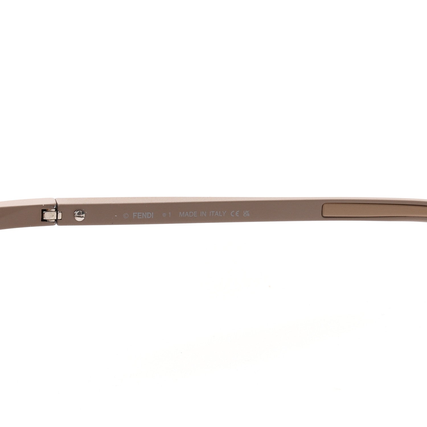 Fendi Acetate Matte Crystal 62MM Cat Eye FE40176U Sunglasses Light Brown 6 of 7