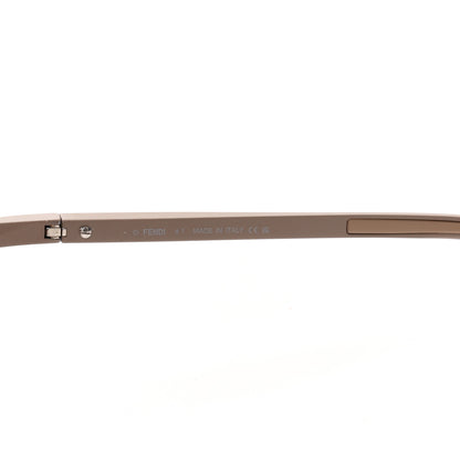 Fendi Acetate Matte Crystal 62MM Cat Eye FE40176U Sunglasses Light Brown 6 of 7