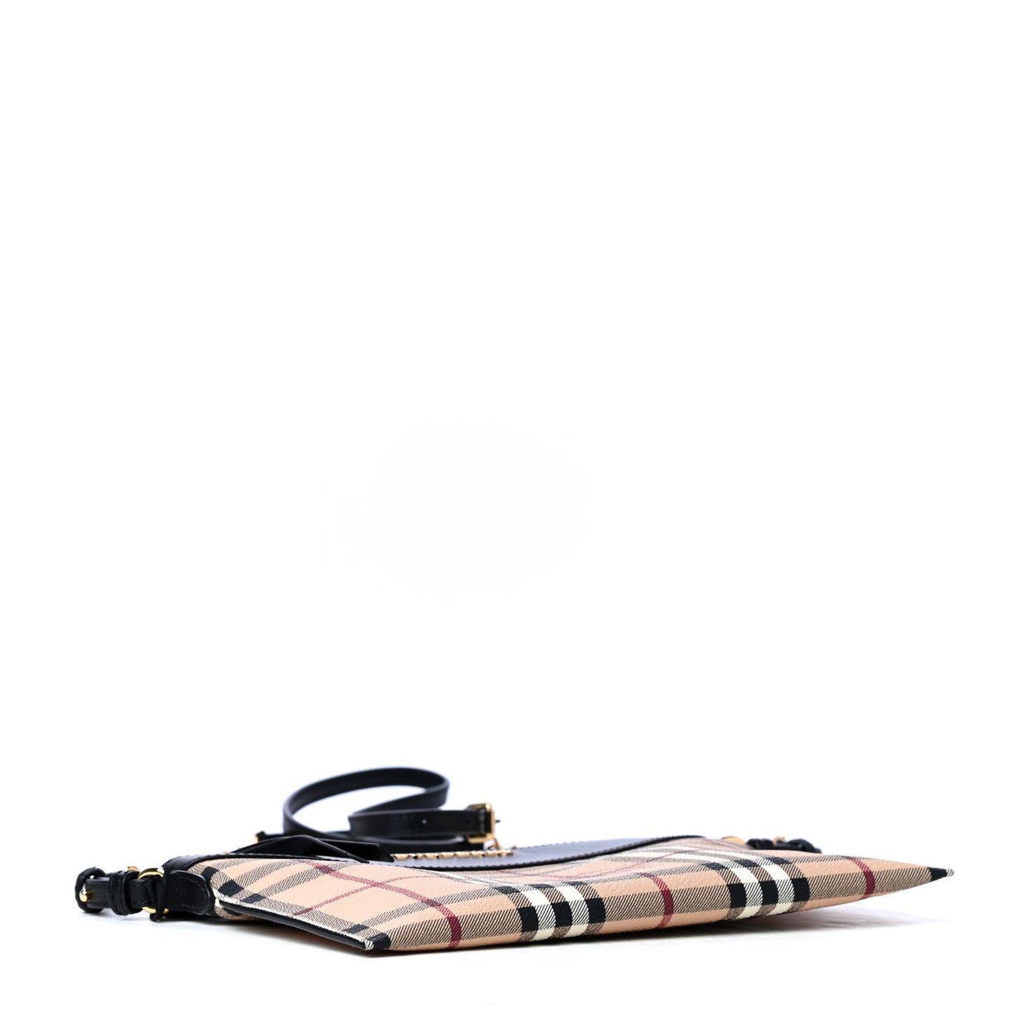 Haymarket Check Peyton Crossbody Clutch Bag Black