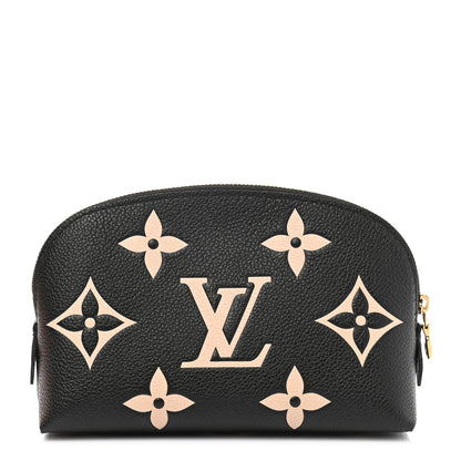 Louis Vuitton Empreinte Monogram Giant Cosmetic Pouch Black Beige 1 of 7