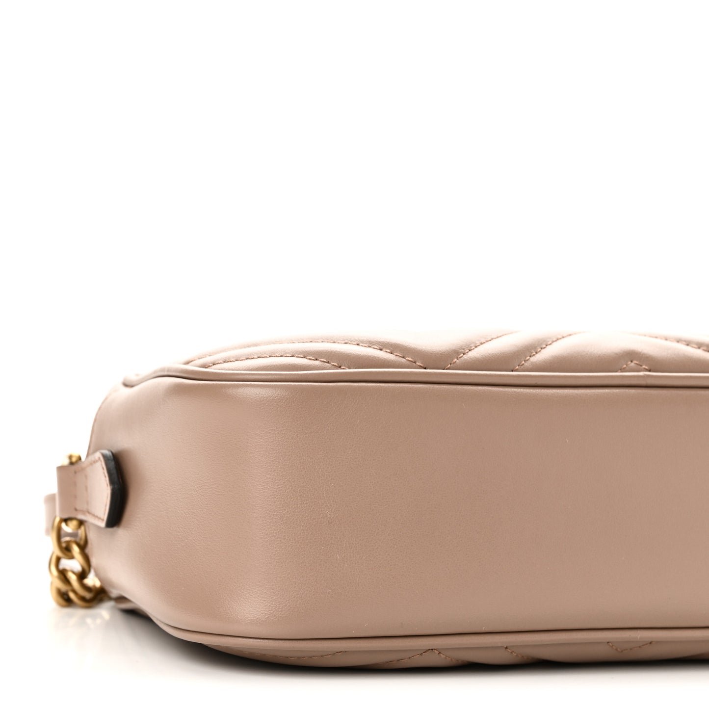 Calfskin Matelasse Small GG Marmont Chain Shoulder Bag Porcelain Rose