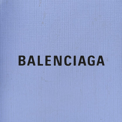 Balenciaga Squared Calfskin Logo Shopping Phone Holder Bag Light Purple 7 of 9